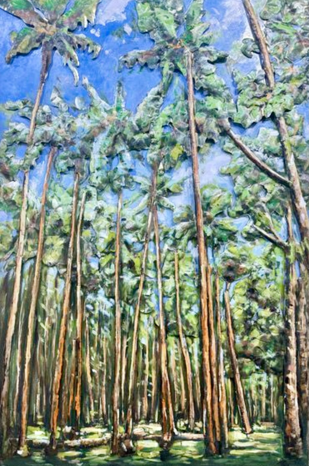 Tableau en relief Anse des Cascades — Paysages inspiré de La Réunion | L'ART Réunion